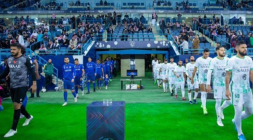 مباراة القمة بين الهلال والأهلي في الدوري السعودي 1443 هـ