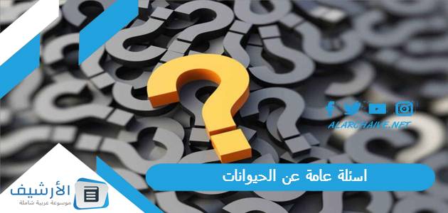 عامة عن الحيوانات ، اسئلة عن الحيوانات سهلة