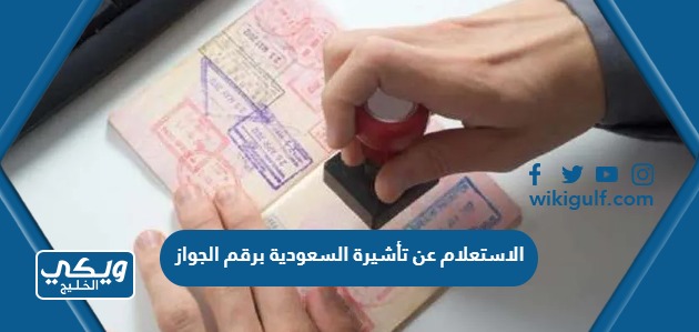 عن تأشيرة السعودية برقم الجواز 1445 الرابط والخطوات