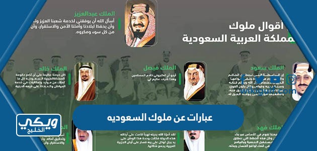 عن ملوك السعوديه في الاحتفال باليوم الوطني السعودي