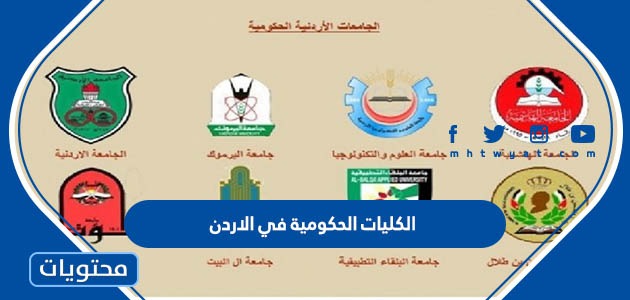 الكليات الحكومية في الاردن 2023