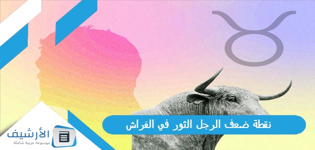 ضعف الرجل الثور في الفراش