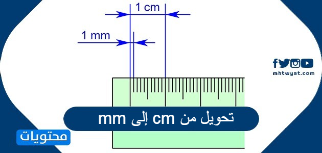 من Cm إلى Mm