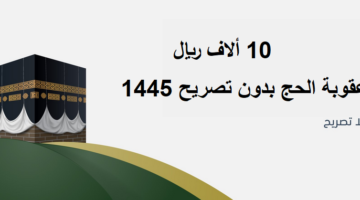 3 أنواع من الغرامات الداخلية تكشف غرامة الحج المخالف المغلظة