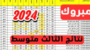 بالاسم؟ رابط استخراج نتائج الثالث متوسط 2024 الكرخ الدور