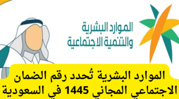 البشرية توضح رقم الضمان الاجتماعي المطور المجاني ووسائل التواصل