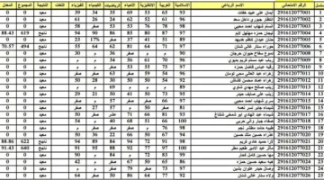 كاملة Pdf نتائج الثالث متوسط 2024 كربلاء الدور الأول