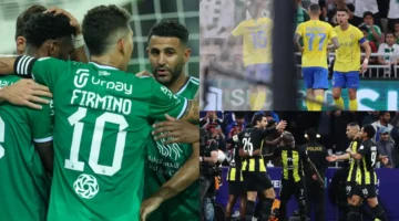 مشتركة من النصر والأهلي والاتحاد ضد رابطة الدوري والهلال