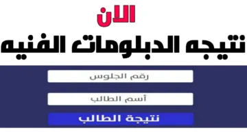 نتيجة الدبلومات الفنية 2024 برقم الجلوس وطريقة الاستعلام عنها