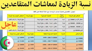 الاستعلام عن رواتب المتقاعدين في الجزائرالخطوات والتفاصيل