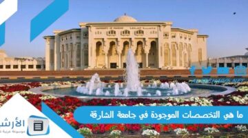 هي التخصصات الموجودة في جامعة الشارقة؟ كم تكلفة الدراسة