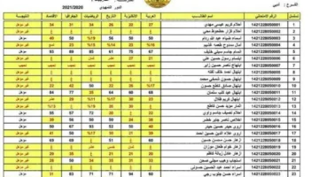 نتائج الثالث المتوسط بالعراق الدور الأول 2024 والرابط الرسمي