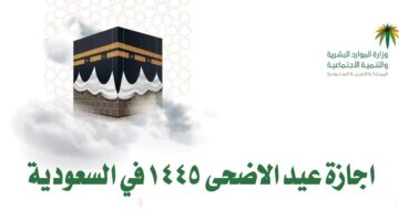 يتم تمديد إجازة عيد الأضحى 1445؟ الموارد البشرية توضح