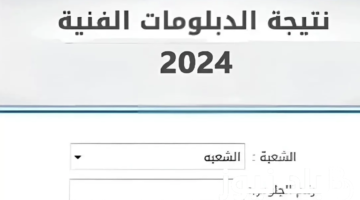 Now رابط نتيجة الدبلومات الفنية 2024 برقم الجلوس اليوم