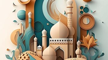 تصاميم بطاقات تهنئة بمناسبة عيد الفطر مع أجمل ما