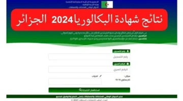 مُباارك رابط نتائج شهادة البكالوريا 2024 في الجزائر ثانوية