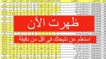 الآن وحملها Pdf نتائج تربية القادسية الثالث متوسط 2024