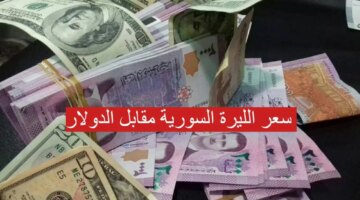 لحظي سعر الليرة السورية مقابل الدولار اليوم 2024 بجميع